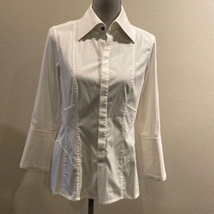 White Kaufman Franco size 6 Blouse